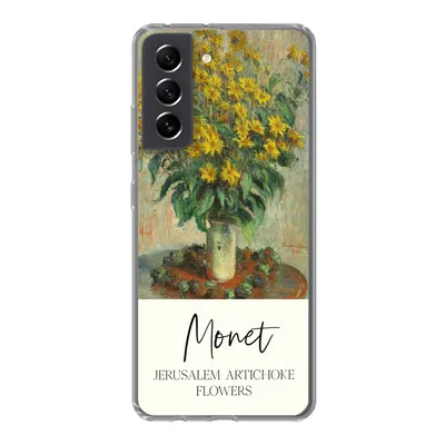 Produktbild von MuchoWow® Handyhülle Schutzhülle Hülle für Samsung Galaxy S21 FE Alte Meister - Malerei - Monet Silikon Softcase Handy Hülle - Mobiltelefonhülle