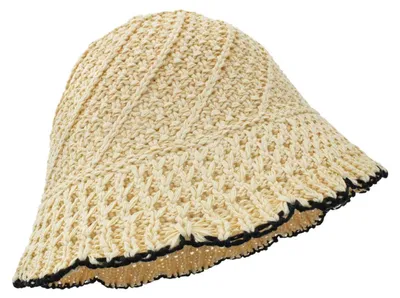 Immagine prodotto di Cappello da spiaggia pieghevole da donna, in paglia, traspirante, color beige, taglia unica