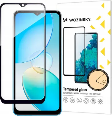 Immagine prodotto di Wozinsky Piena colla vetro temperato Infinix Hot 12I schermo completo con telaio nero (Case Friendly)