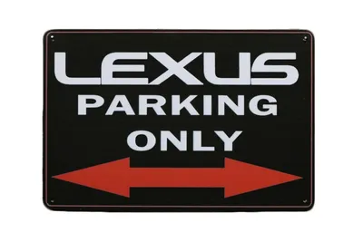 Produktbild von Lexus Parking Only Blechschild 20x30 cm Vintage Metallschild