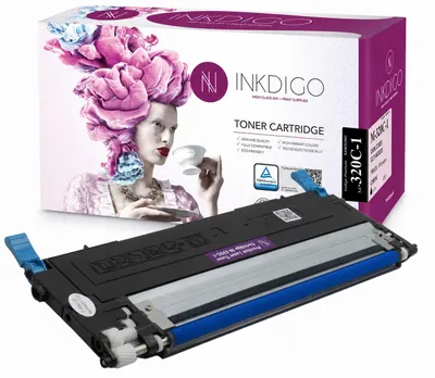 Produktbild von Inkdigo Toner CLT-C4072S für Samsung CLP-320, CLP-320N, CLP-325, CLP-325N – Cyan, 1000 Seiten,, KI-generiertes Bild