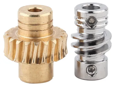 Produktbild von Industrieroboter 10:1 Schneckenrad Bronzegetriebe Metallsatzteile