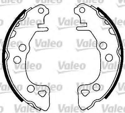 Produktbild von VALEO Bremsensatz Trommelbremse Hinten passend für PEUGEOT 106 II Schrägheck (1A, 1C) 554666