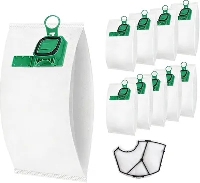 Produktbild von 10 Stück Staubsaugerbeutel für Vorwerk Kobold VK140 VK150 FP140 FP150 mit 1 Stück Filter, Staubsaugerzubehör Hocheffiziente Filterstaubbeutel