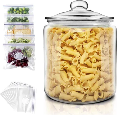 Immagine prodotto di Contenitore in vetro da 3900 ml senza coperchio, ideale per biscotti e dolciumi