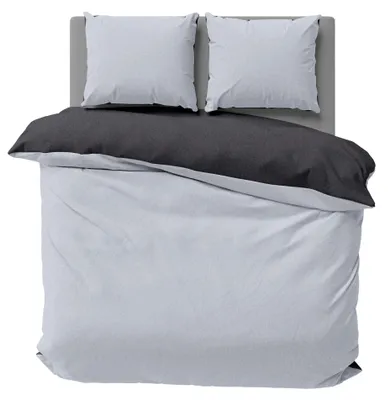 Produktbild von Winter Bettwäsche Doubleface Uni Wende kuschelig flauschig warm weich Fleece