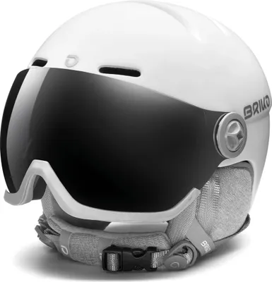 Produktbild von BRIKO Skihelm BLENDA VISOR matt white Gr. L Neu