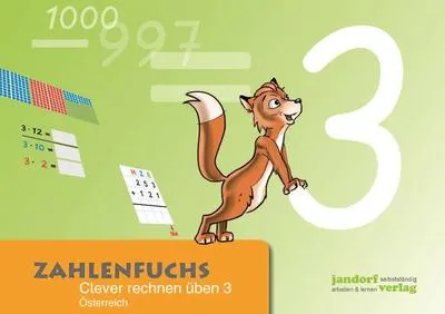 Obrázok produktu pre Zahlenfuchs 3 (Ausgabe Österreich): Clever rechnen üben (BNR 165.635)