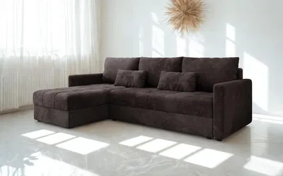 Obrázek produktu pro FurMeb24 Rohová pohovka s rozkládací funkcí a úložným prostorem ROMA L 226 cm × 138 cm × 85 cm Látka POSO 06