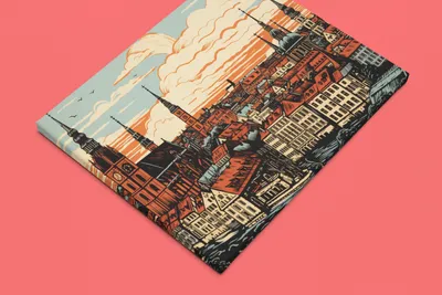 Produktbild von München Leinwand - Skyline | Maße: 100 x 70 cm