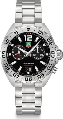 Zdjęcie produktu dla Zegarek męski Tag Heuer Formula 1 Date, srebrno-czarny, model WAZ111A.BA0875