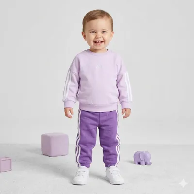 Produktbild von adidas Essentials Jogginghose für Kinder aus Fleece, nachhaltig mit 70% Recyclinganteil