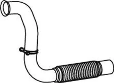 Image de DINEX 54270 Tube d'échappement Tube d'échappement avant