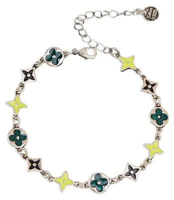 Produktbild von KBRPEY Damen Armband 925 Sterling Silber Verstellbar Armkette Valentinstag Glück