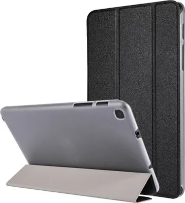 Produktbild von Tablethülle für Samsung Galaxy Tab A7 Lite Schutztasche Wallet Cover 360 Case Etuis Schwarz
