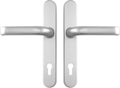 Produktbild von Meeth Haustürgarnitur abgerundet silber Nr. 336