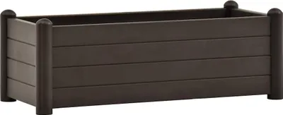 Obrázek produktu pro vidaXL Zahradní zvýšený záhon PP Mocha 100x43x35 cm
