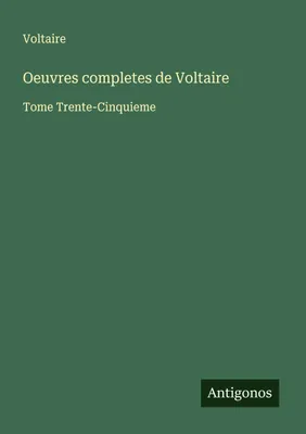 Produktbild von Oeuvres completes de Voltaire