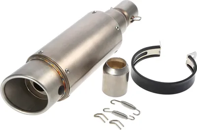 Produktbild von Tlumič výfuku 38-51mm - Farbiger schräger Endschalldämpfer, passend für Motorräder und ATVs, Universal