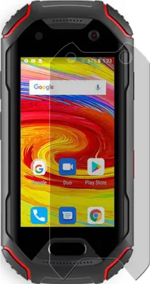 Produktbild von 3x Schutzfolie Unihertz Atom XL Antireflex Displayschutzfolie Antibakteriell