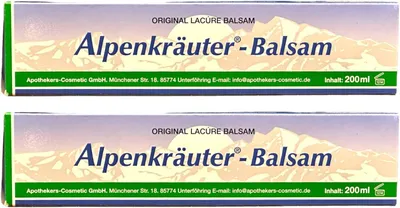 Produktbild von Original Alpenkräuter Lloyd Lacure Welness Sport Massage mit Kräuter, Schmerzlindernde, Entzündungshemmende (Alpenkräuter Balsam, 400 ml)