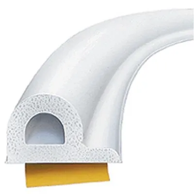 Zdjęcie produktu dla uszczelka do okien i drzwi "P" 9x5,5mm BIAŁA (100m)