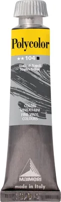 Immagine prodotto di Maimeri Vynil Polycolor Vernice Acrilica Giallo Napoli 104 20 ml 1 pz