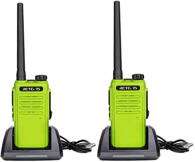 Immagine prodotto di Retevis RT647 Wakie Talkie impermeabile, senza licenza PMR446, 16 canali IP67 Walkie-Talkie Handsfree, scansione CTCSS/DCS Monitor 2-Way Radio per escursioni spiaggia-surf-ski (2 pezzi, verde)
