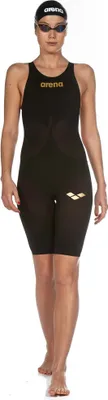 Produktbild von Arena Damen Wettkampf-Badeanzug Powerskin Carbon Air2 Open Rücken Schwarz/Gold