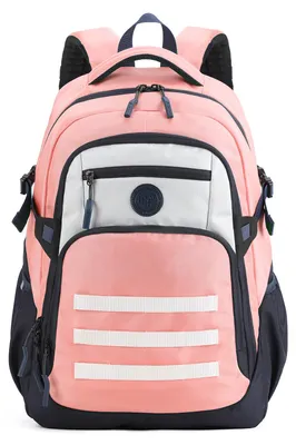 Image de Sac à Dos Aoking Unie avec Fermeture Éclair et Multiples Poches 34x19x47 cm Black B UNICA