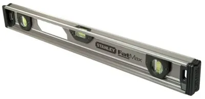 Produktbild von Stanley I-Profil Wasserwaage FatMax, Wasserwaage, 1,8 m, Aluminium, Schwarz, 0,5 mm/m, Aluminium