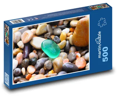 Zdjęcie produktu dla martinpuzzle - Puzzle 500 - Kolorowe naturalne kamienie