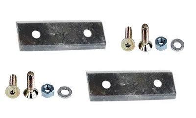 Produktbild von 2x 7,5cm Messer passend für LESCHA ZAK 1500 & ZAK 2002 Gartenhäcksler Häcksler