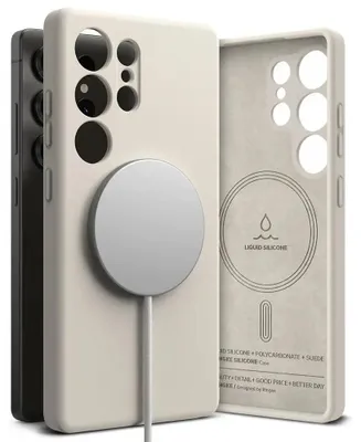 Obrázek produktu pro Ringke Silikonová magnetická pojistka Magsafe Galaxy S25 Ultra Stone