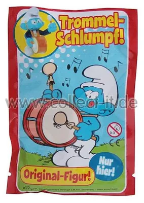 Produktbild von Die Schlümpfe - Trommel-Schlumpf Figur - Sonderschlumpf