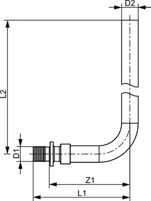 Produktbild von TECE 714516 TECEflex HK-Montagewinkel 15 mm