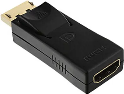 Image de Kindermann 5809000082 Adaptateur de câble DisplayPort HDMI noir (5809000082)