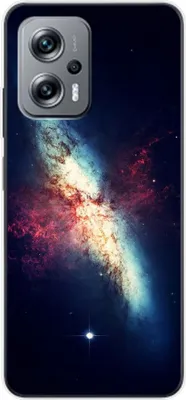 Produktbild von König Design Hülle kompatibel mit Xiaomi Redmi K50i Kunststoff Soft Handyhülle - Handy Case Galaxie