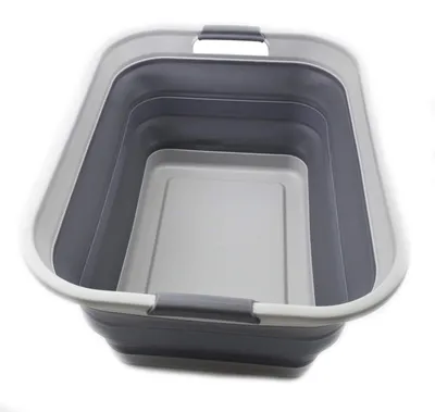 Image de Panier pliable en plastique, idéal pour un usage pratique