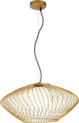 Produktbild von Maytoni Plec Pendelleuchte P364PL-01G 1xE27, Gold, aus Metall, exkl. Leuchtmittel