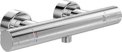 Produktbild von V&B Thermostat-Brausebatterie UNIVERSAL 317x104x65mm, rund chrom