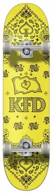 Obrázek produktu pro KFD, skateboardová bandana | žlutá, 7,75 palců
