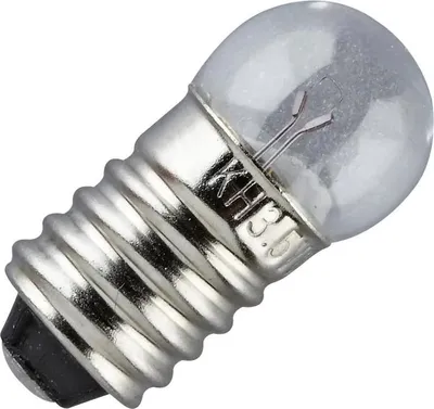 Produktbild von Ersatz-Glühbirne, E 10 Schraubbirne 6 V, 10er Pack