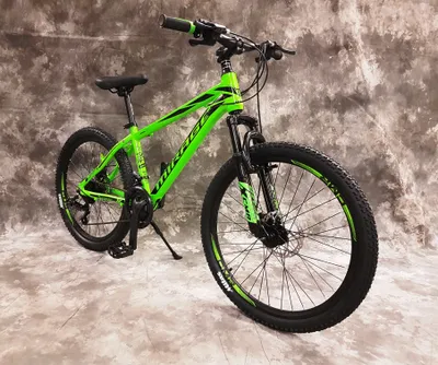 Produktbild von 26 Zoll ALU Dirtbike MIRAGE VON UMIT GEFEDERT, 21-Gang Shimano Daumenklickschaltung, Scheibenbremsen NEU 2667-GRÜN AB 148 CM KÖRPERGRÖSSE 16" Rahmen!!