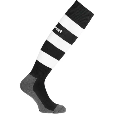 Produktbild von Uhlsport Team Pro Essential Stripe Stutzenstrumpf - Schwarz / Weiß