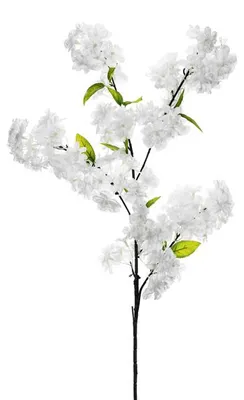 Immagine prodotto di Fiore artificiale - fiore di ciliegio, 97 cm, bianco