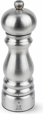 Obrázek produktu pro PEUGEOT mlýnek na sůl PARIS CHEF 18 cm nerezová ocel stříbrná uSelect zirkoniový mlecí mechanismus