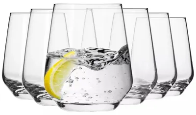 Productafbeelding van Waterglazen Set van 6 - Inhoud 430 ml - Transparant