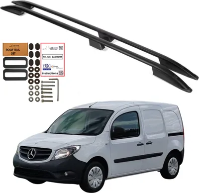 Produktbild von Dachreling MERCEDES-BENZ CITAN W415 L1 KURZ 2012-2021 SCHWARZ Solid