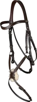 Produktbild von Dy´on Trense mit mexikanischem Reithalfter Trensenzaum Braun Cob